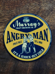 Angry Man Resin Tap Decal