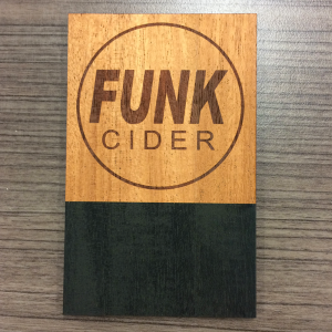 Laser Etched Timber Tap Decal