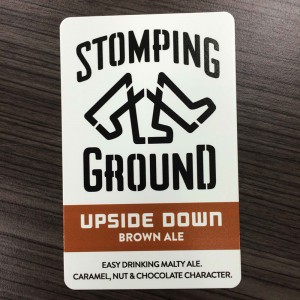 Stomping Ground Beer Tap Decal