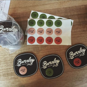 Burnley Brewing Special Finish Tap Decals