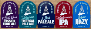 Green Beacon Brewing Co.'s new range of CastPrint 3D Tap Decals